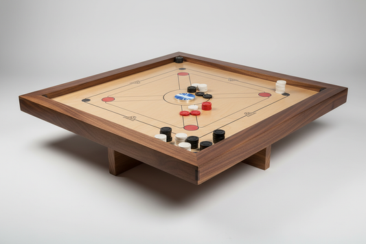 Carrom Board Angled View