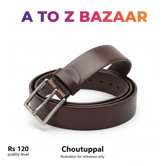 Dark Brown Plain Belt