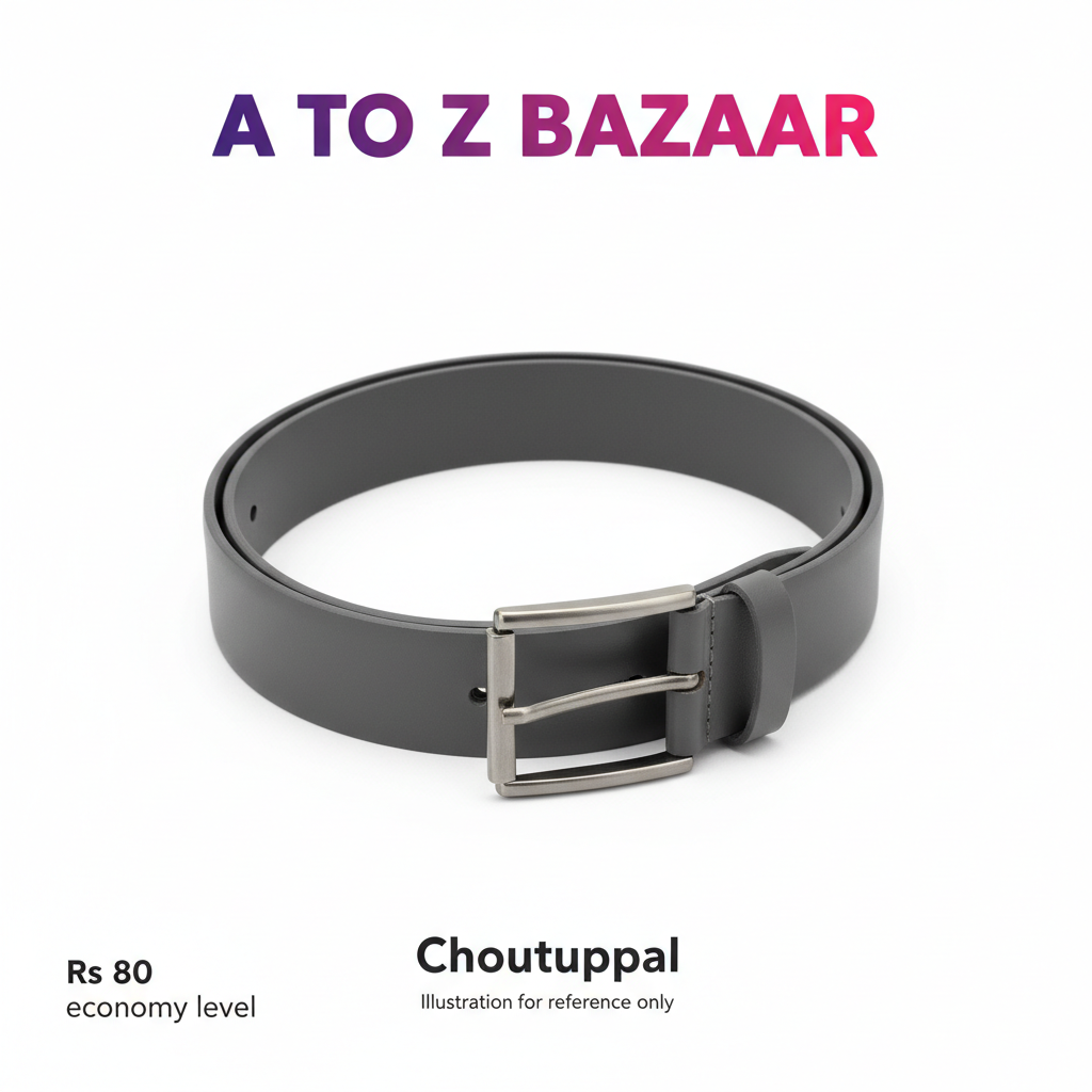 Dark Grey Economy Belt