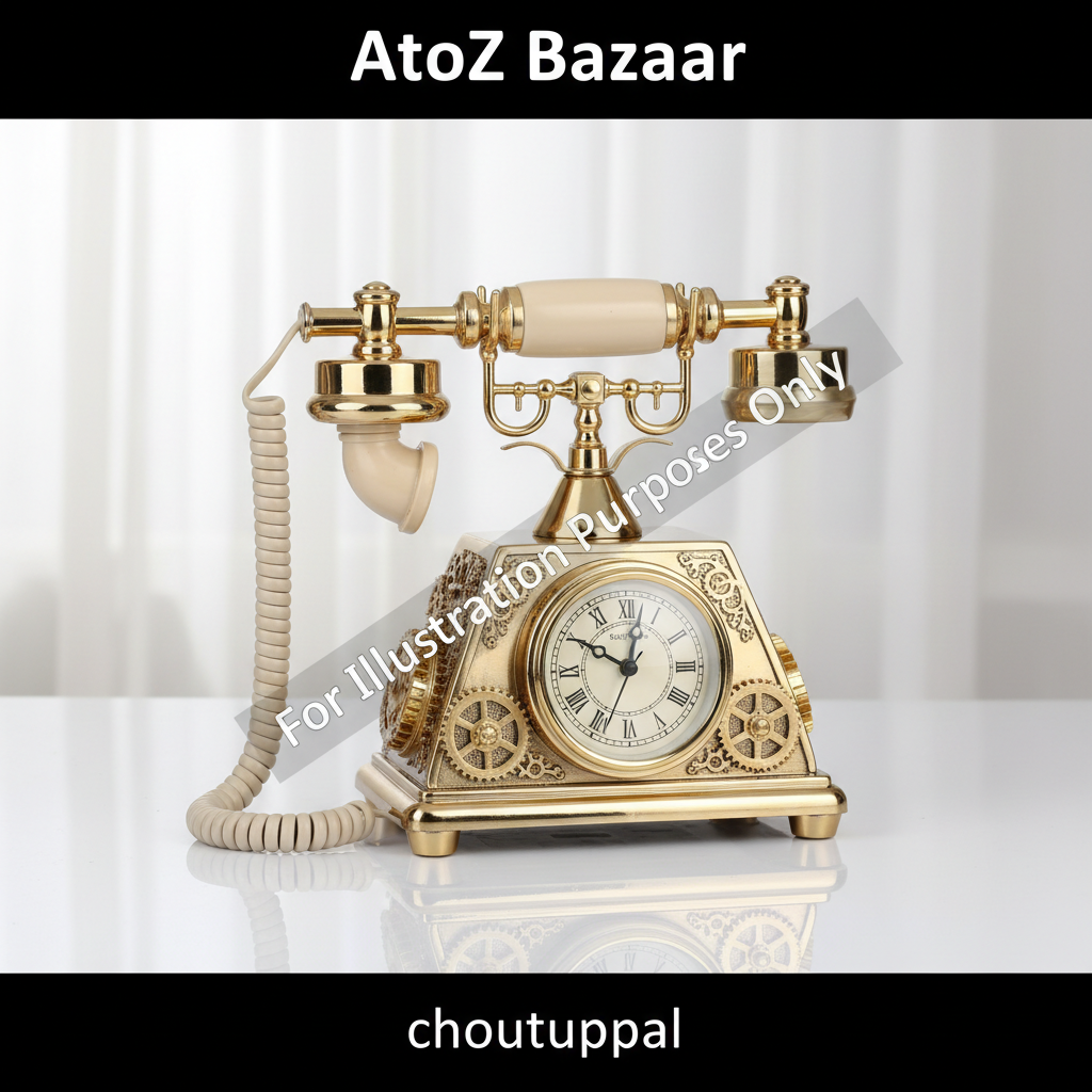 Land Phone Clock