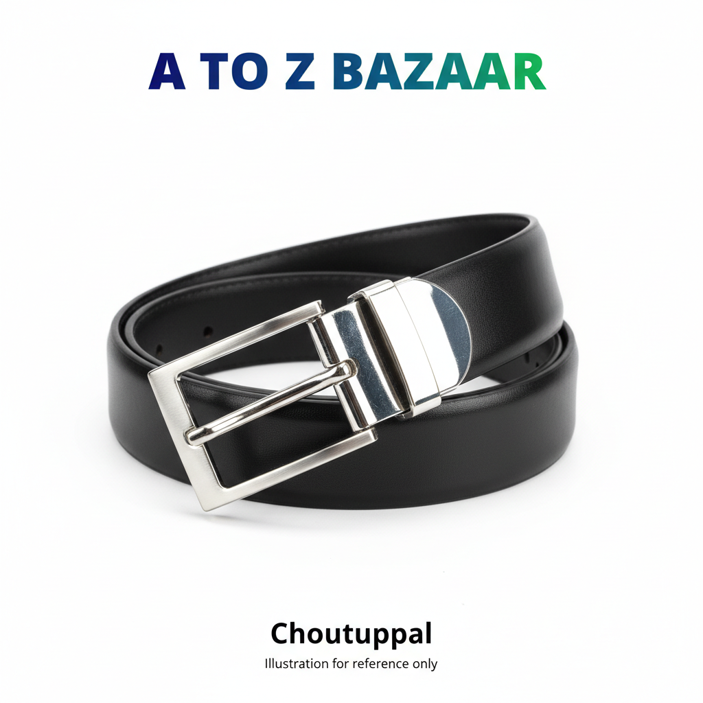 Men's Black Formal Belt