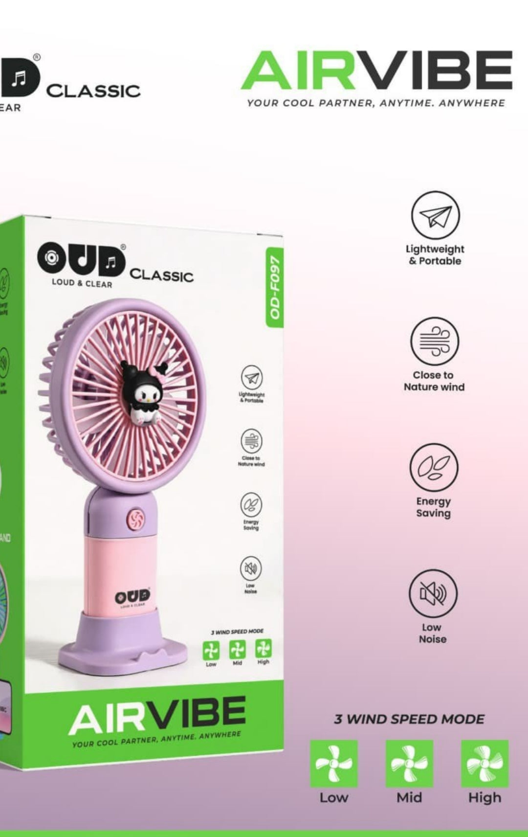 Oud Classic Mini Fan