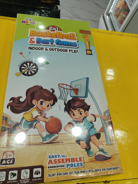 Basket ball & Dart Game 2in 1