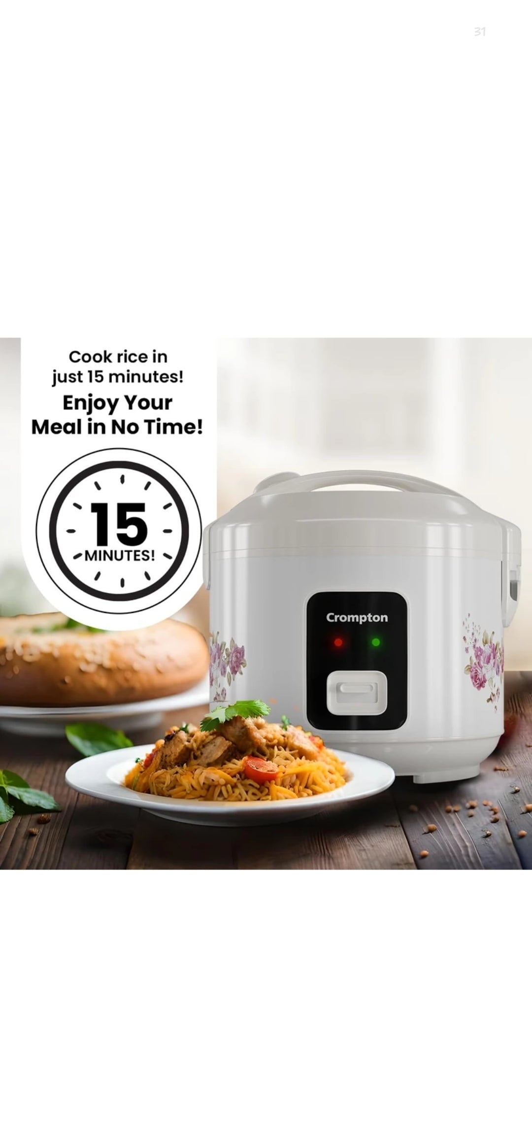 Crompton MRC 18CL Rice Cooker