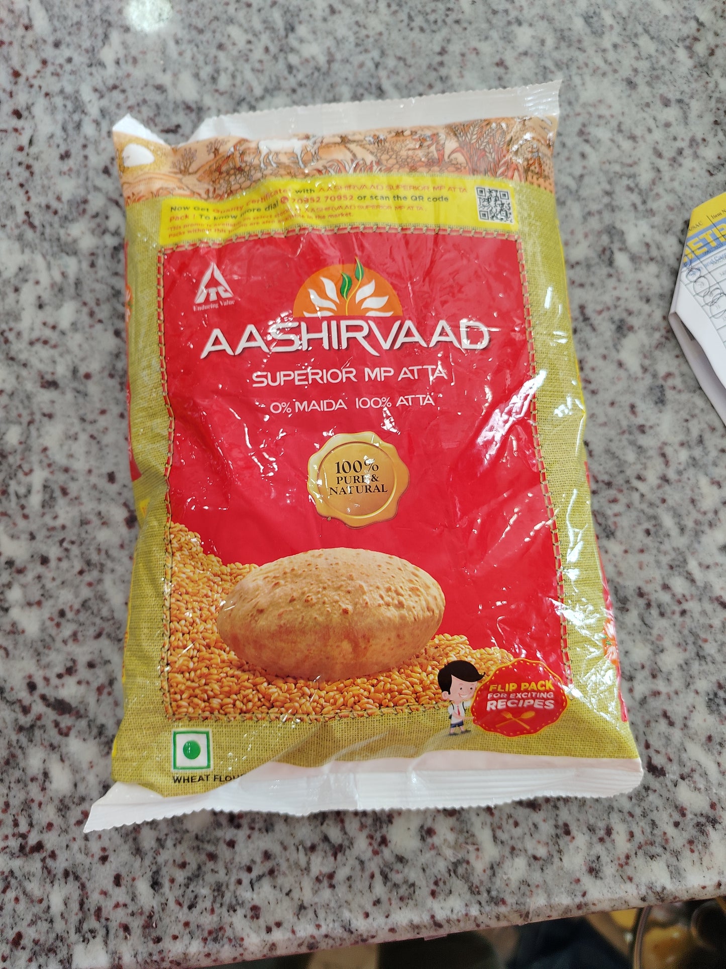 Aashirvaad Wheat Atta 1kg