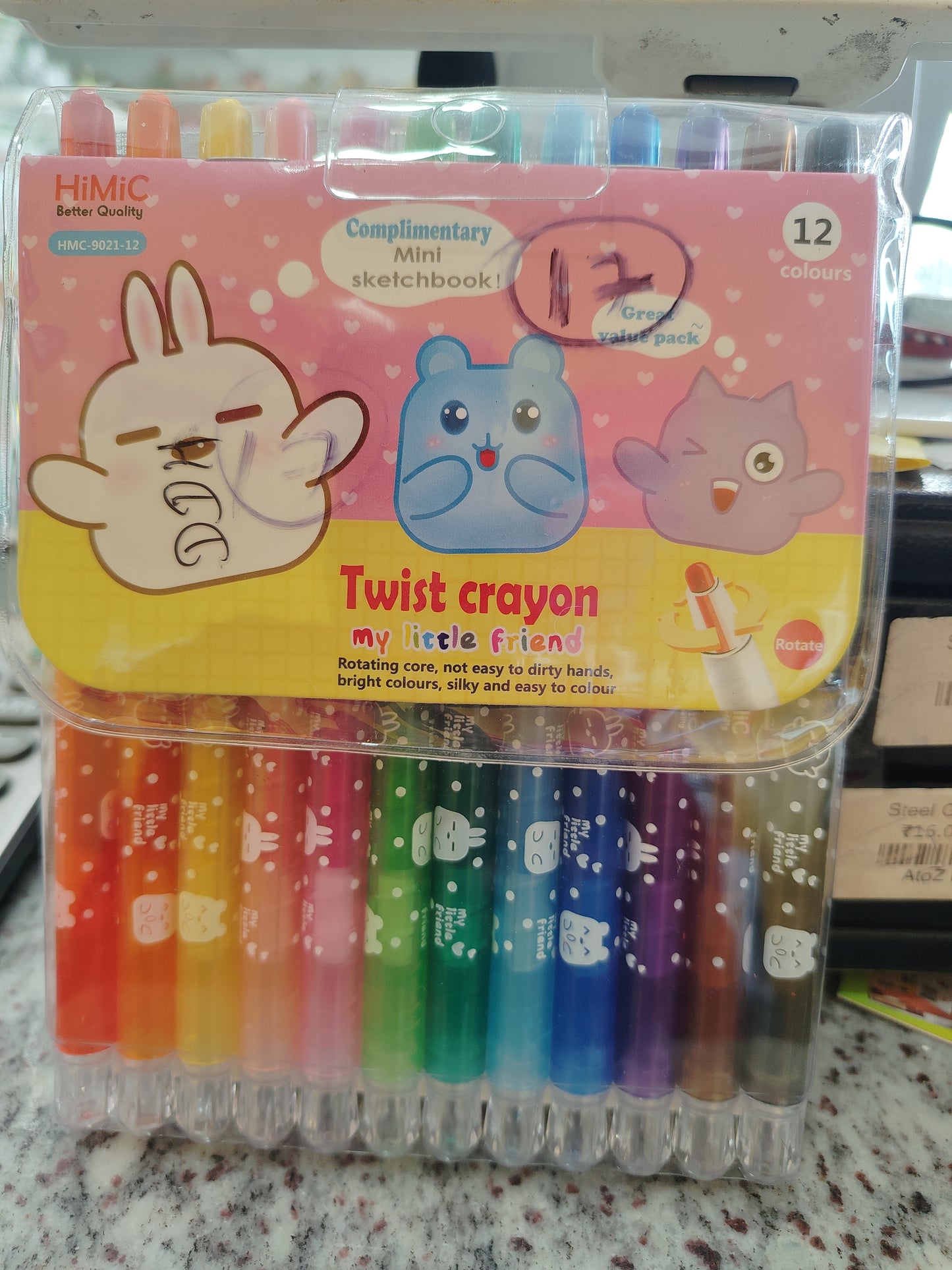 ट्विस्ट क्रेयॉन्स