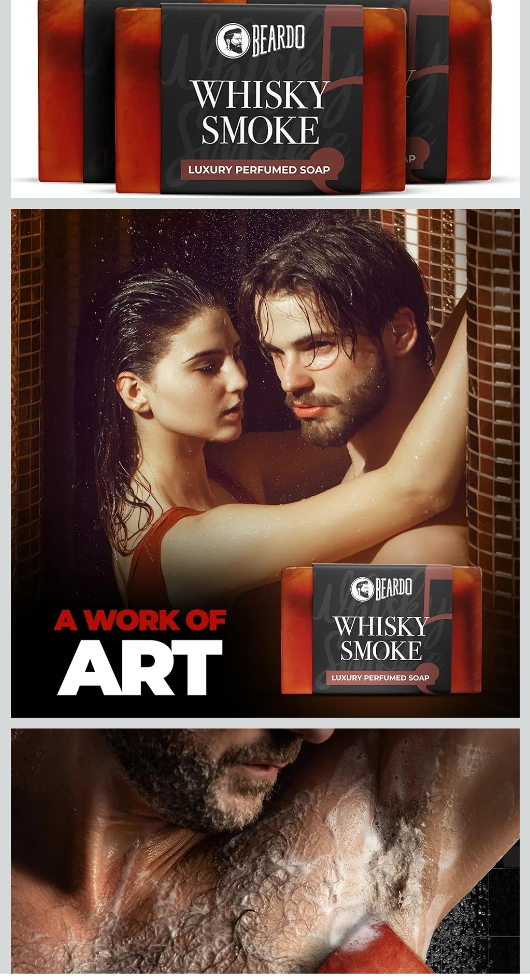 Whisky Smoke Luxury Perfumed Soap