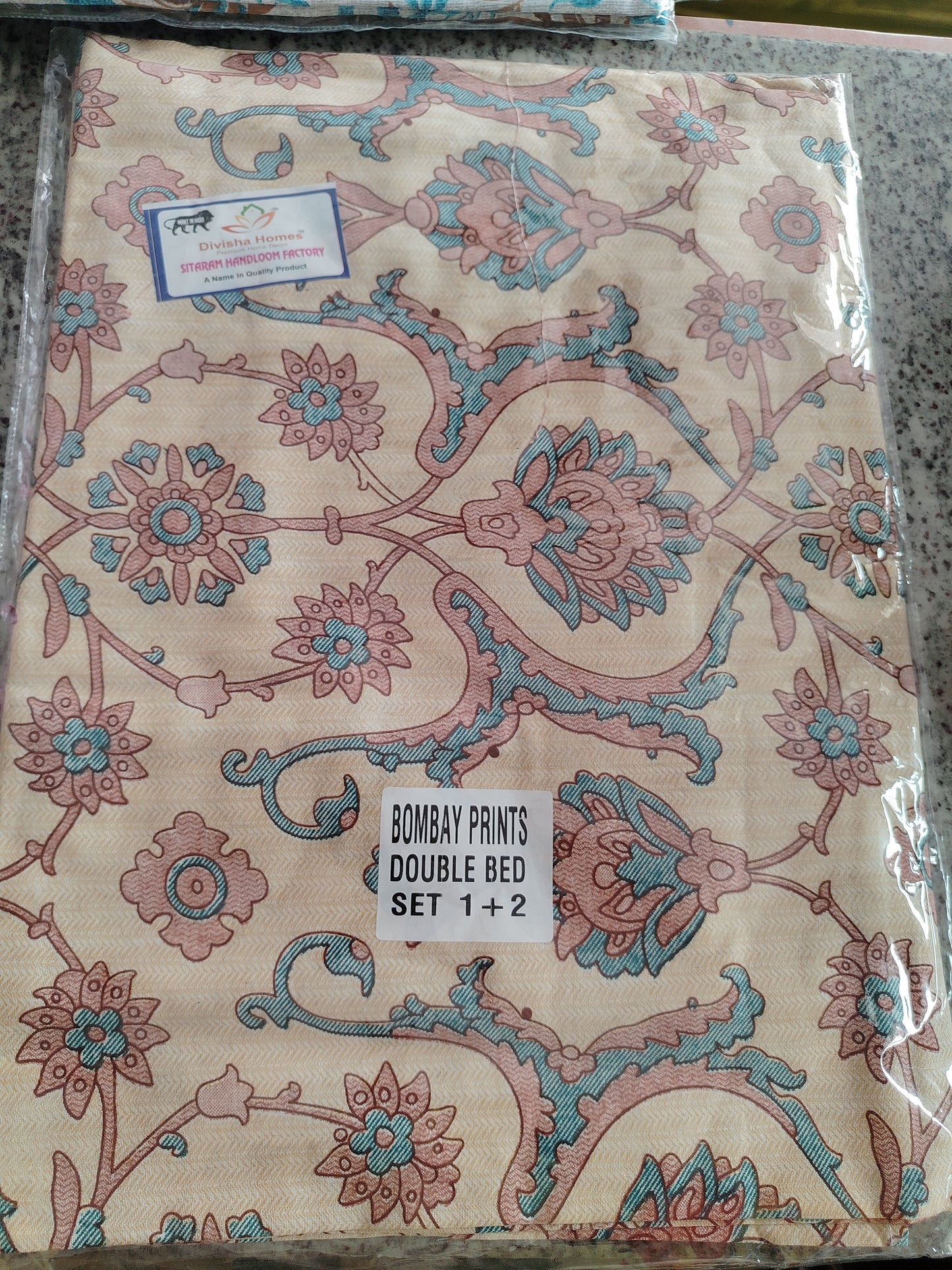 డబుల్ బెడ్ షీట్ 1+2