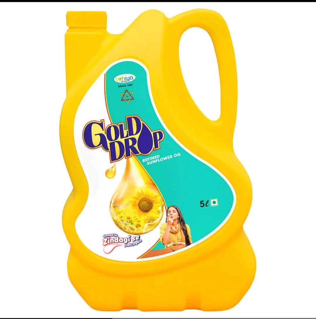 Gold Drop Sunflower Oil 5L