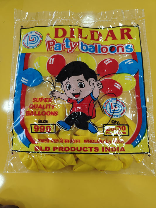 Party Balloons Yellow
