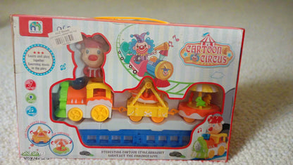 Cartoon circus train