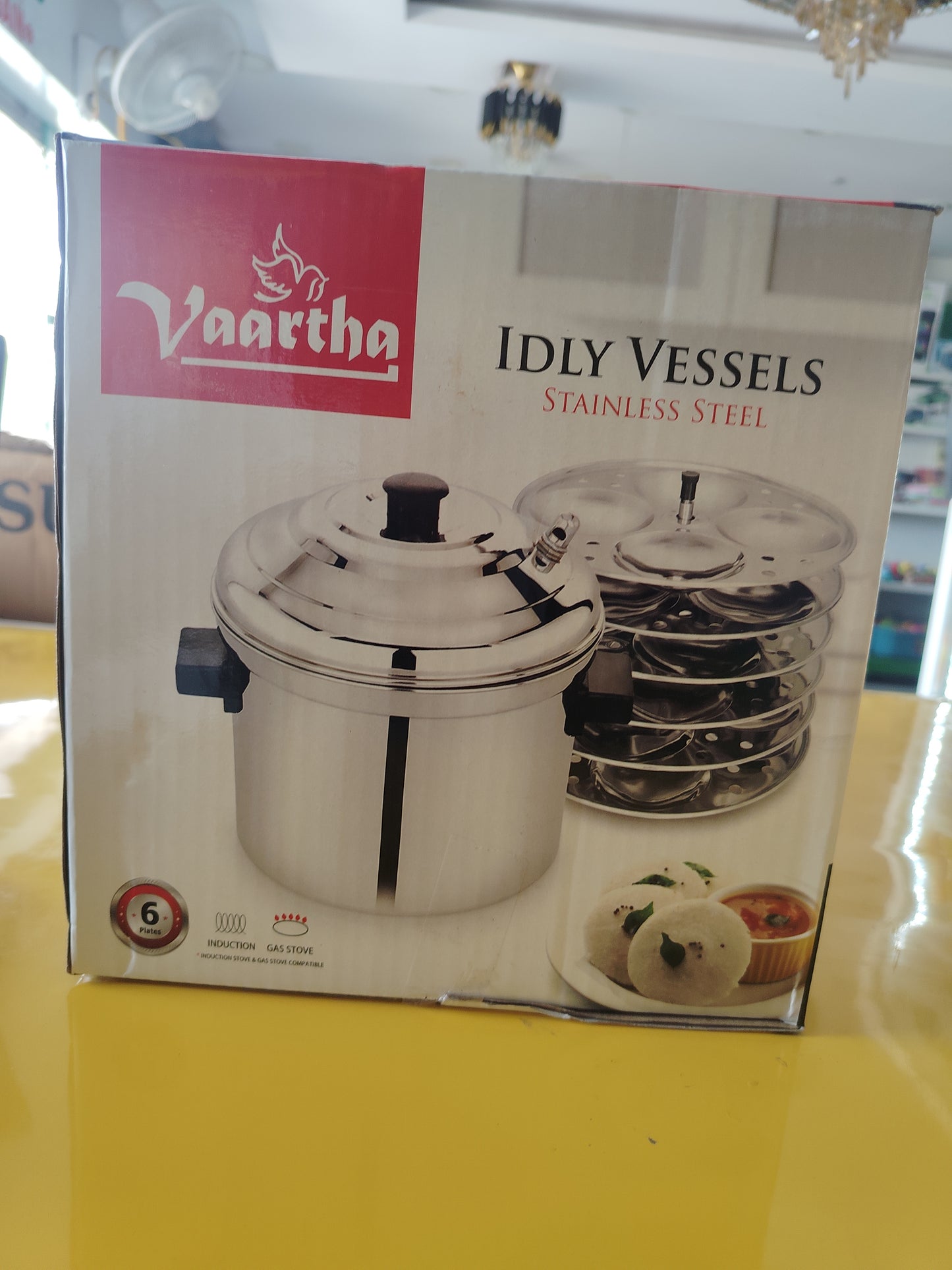 Vaartha idly Cooker SS-6 Steps