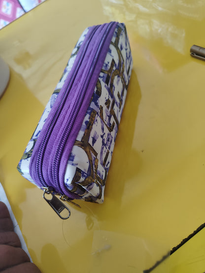 Pouch Double Zipper