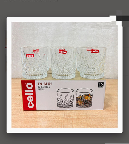 Cello Dublin Juice Glass Set (6pcs)