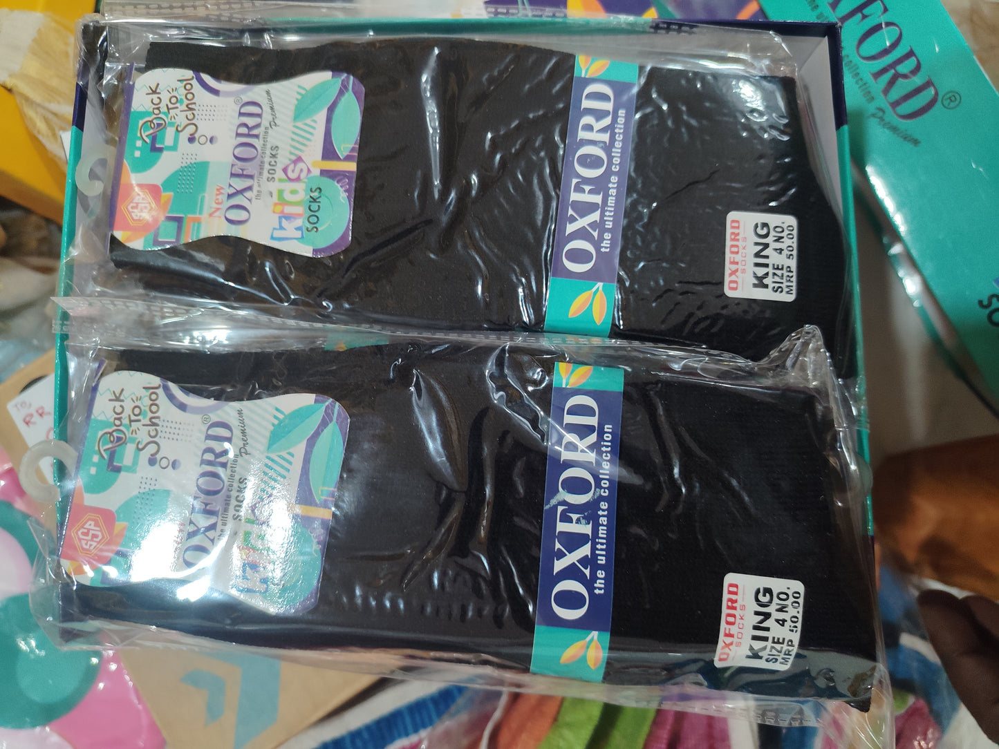Socks Black 4no