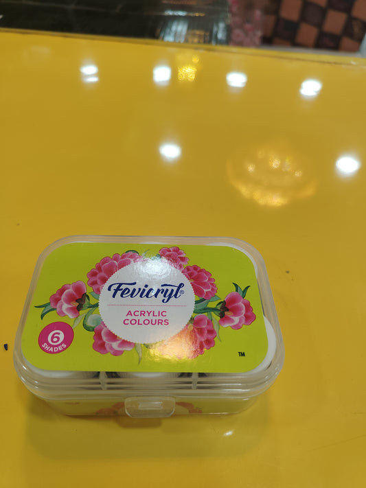 Fevicryl  Acrylic Colours 6pcs