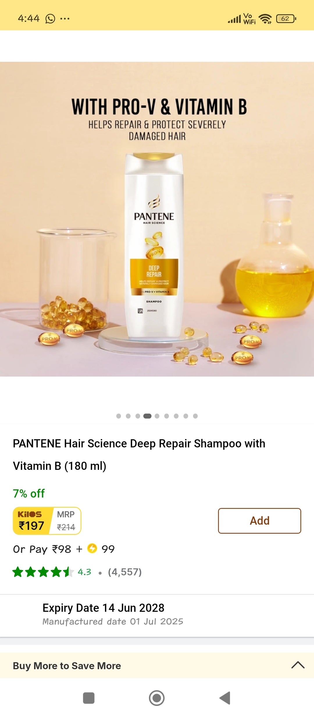 Pantene 180ml