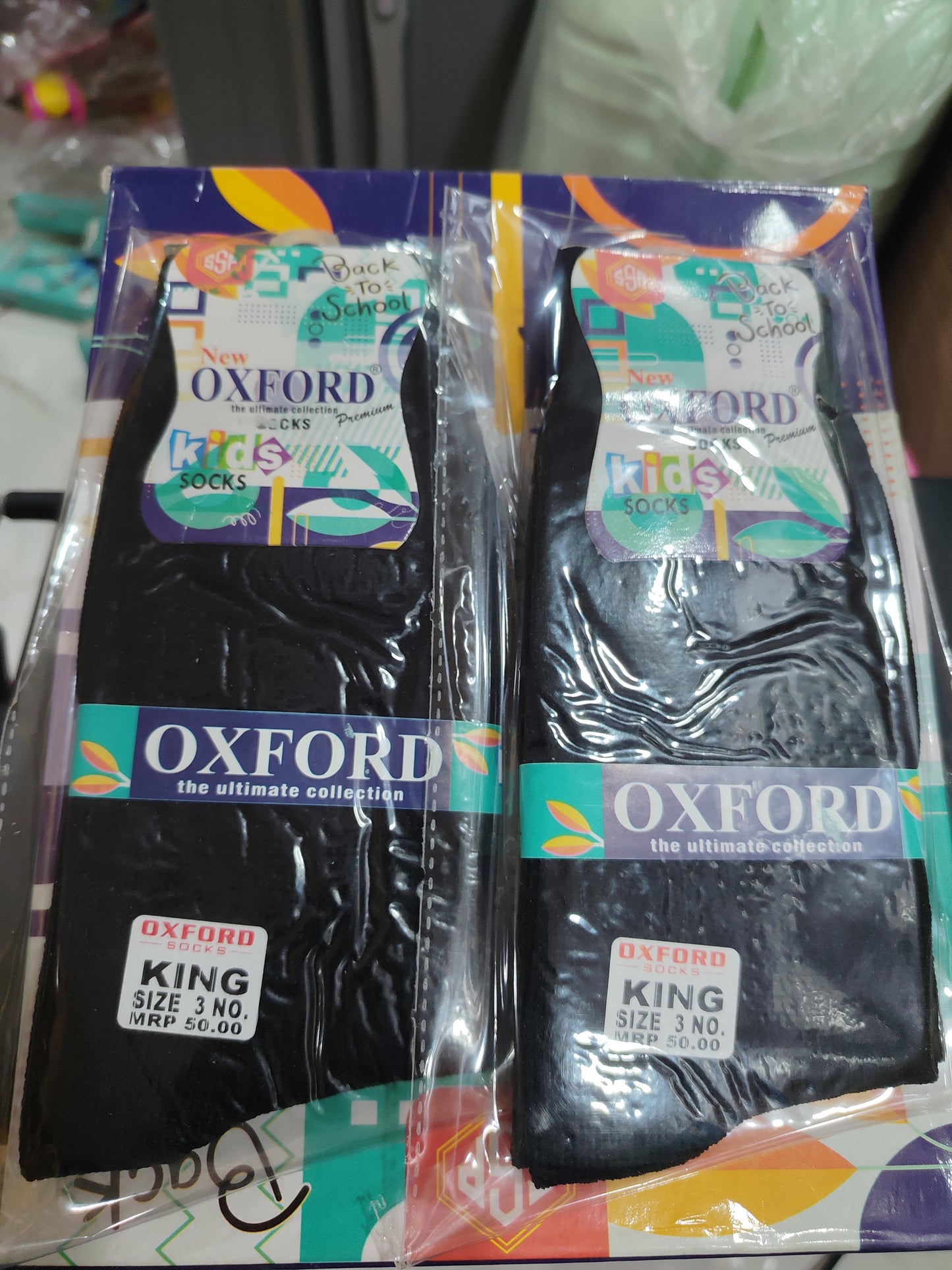 Socks Black 3no