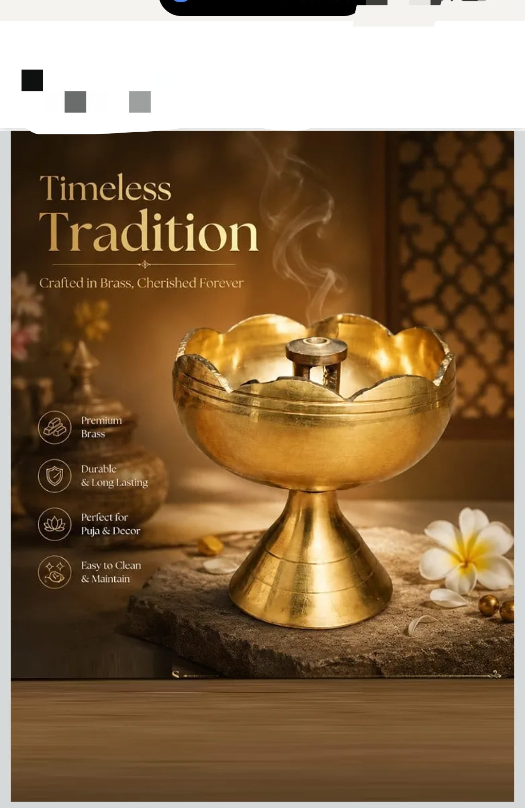 Brass Deepam