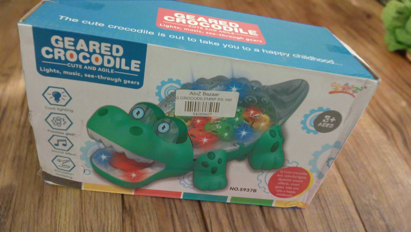 Gear Crocodile toy