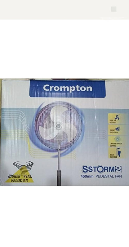 Crompton SSTORM2 Pedestal Fan Metal Body