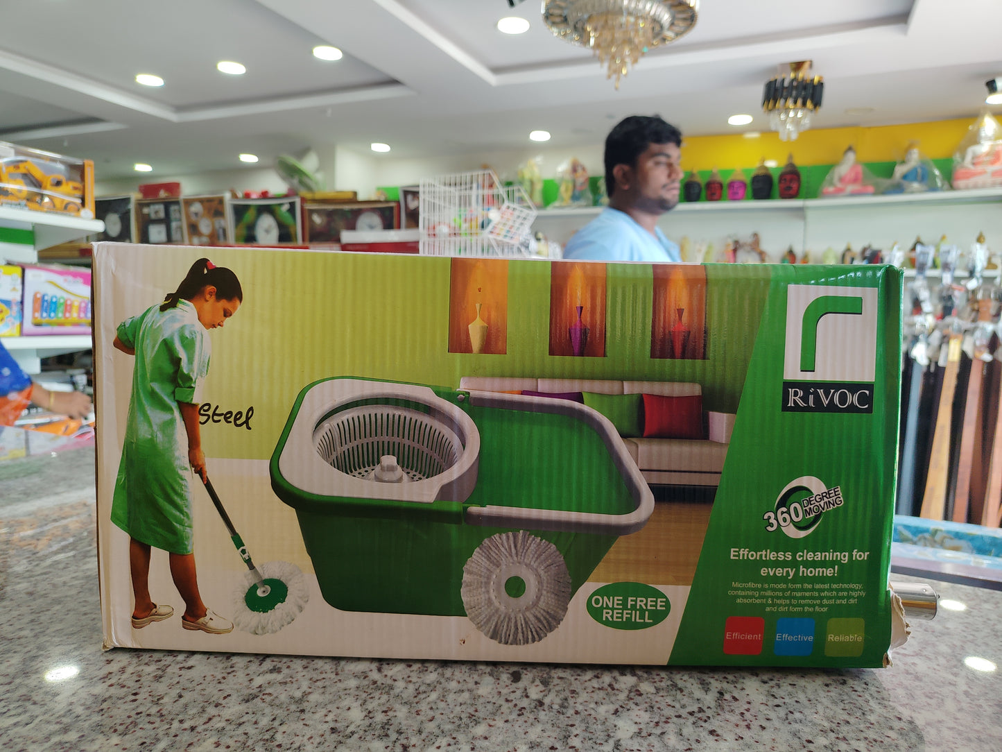 Rivoc Spin Mop& Bucket