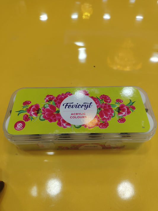 Fevicryl  Acrylic Colours 10pcs