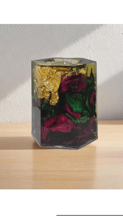 Crystal Square Pen Holder