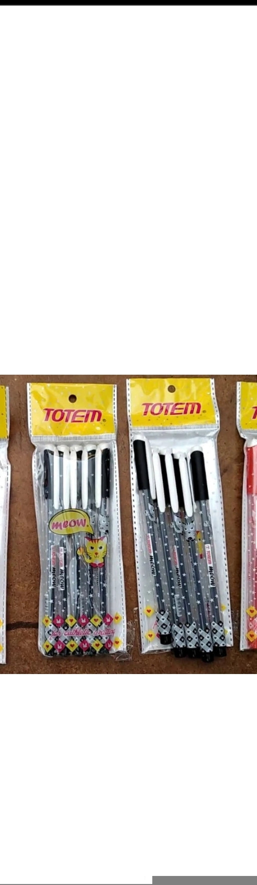 Meow Ball Pen Set (5)Block