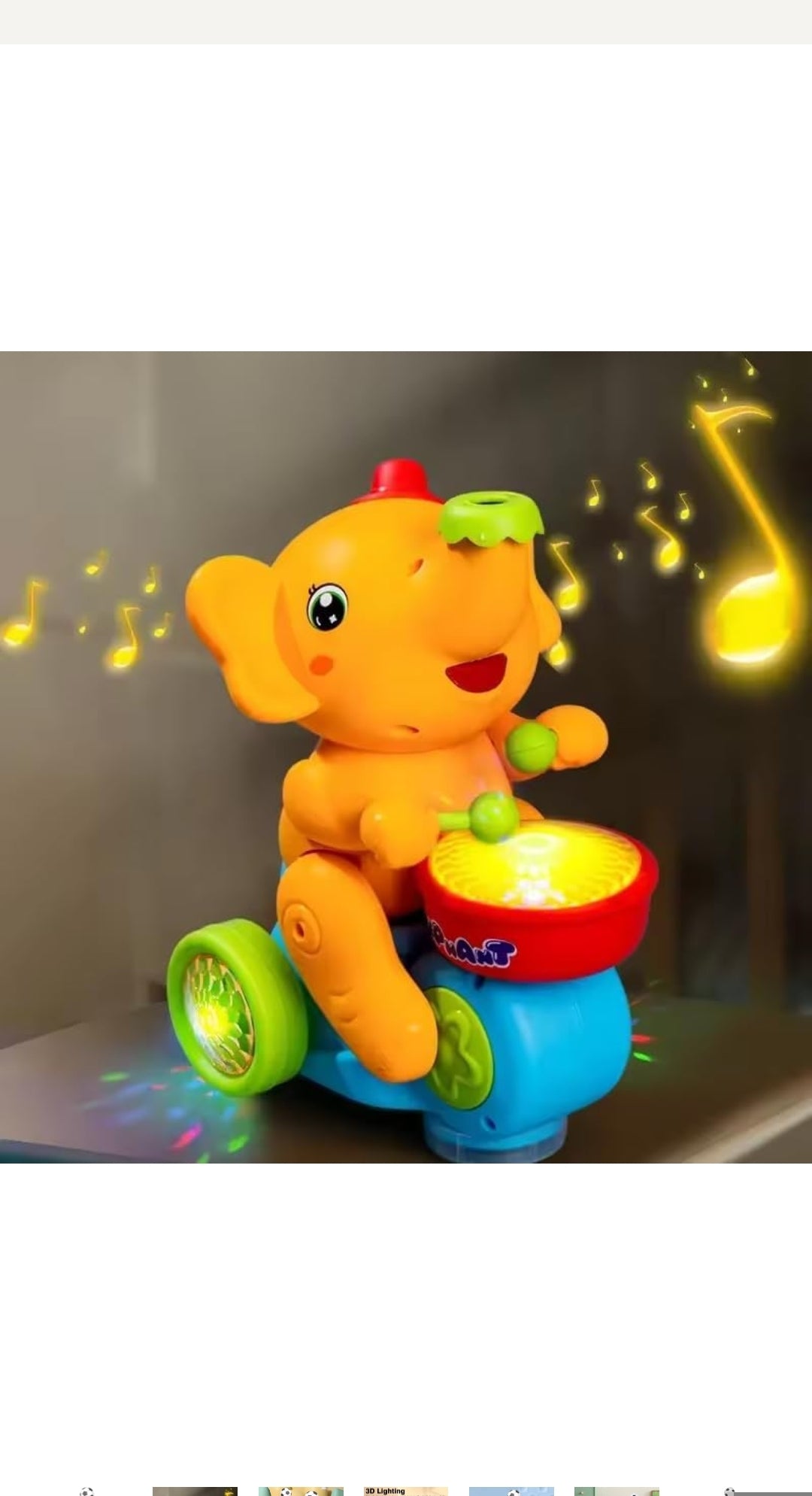 Elephant musician Toy