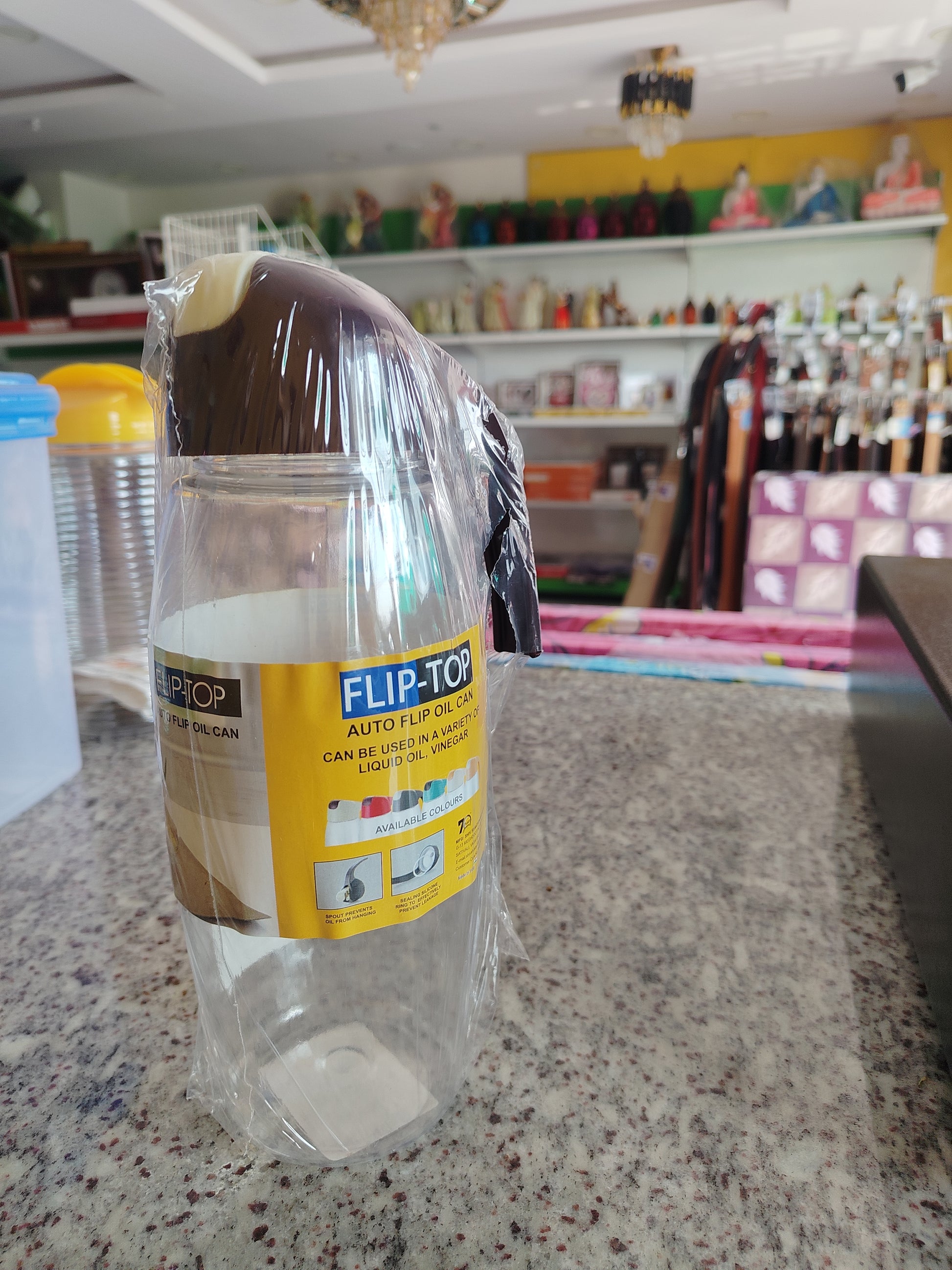 Flip top Oil Kan 1L