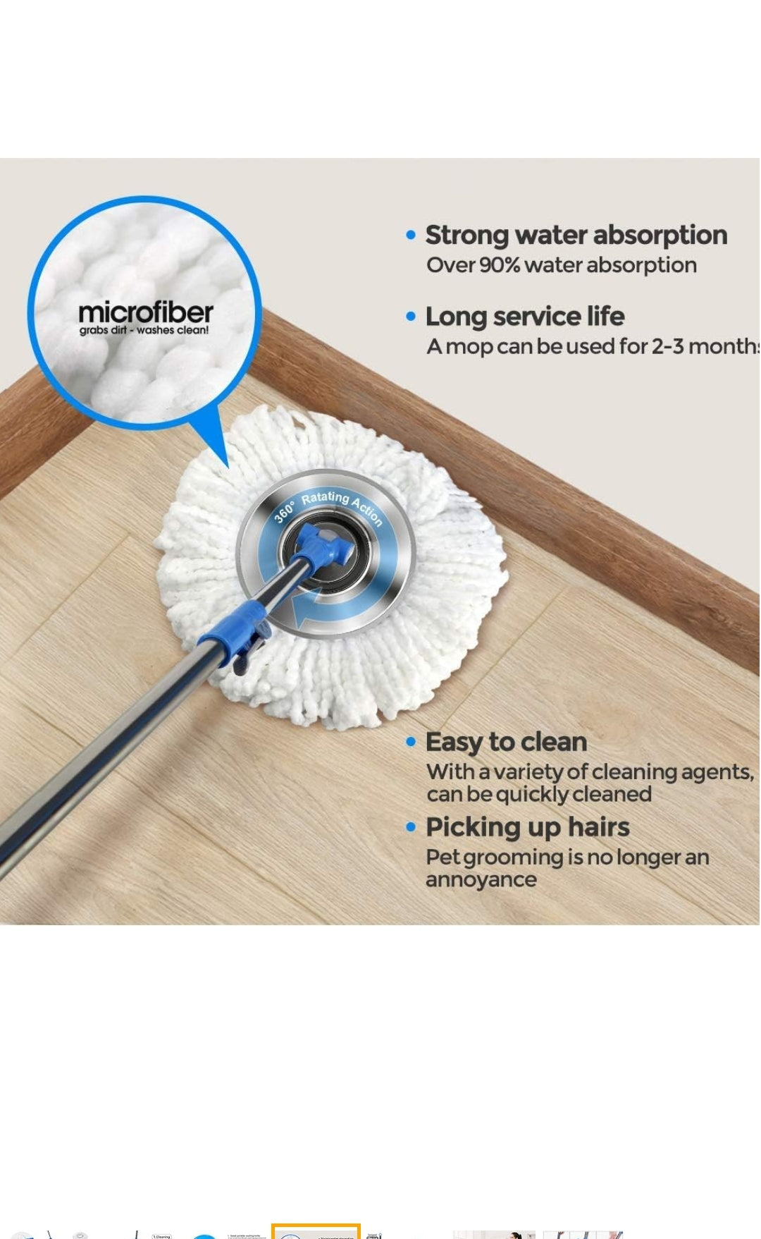 Rivoc Spin Mop& Bucket