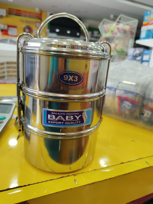 9x3 Tiffin Box