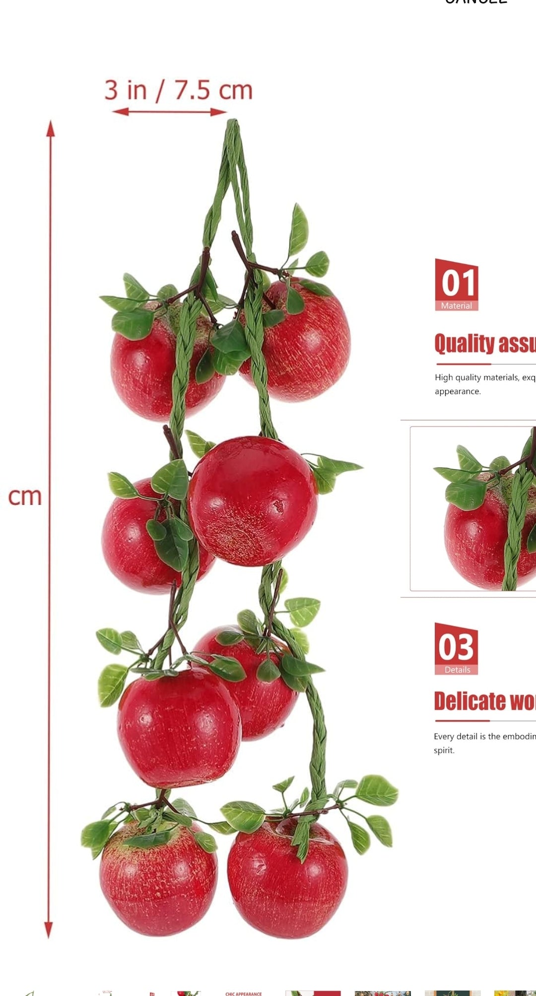Fruit hanging