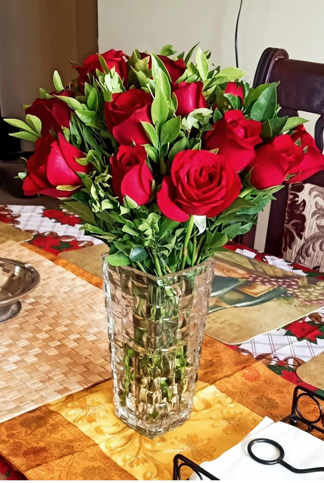 Delisoga Cristal Flower Vase