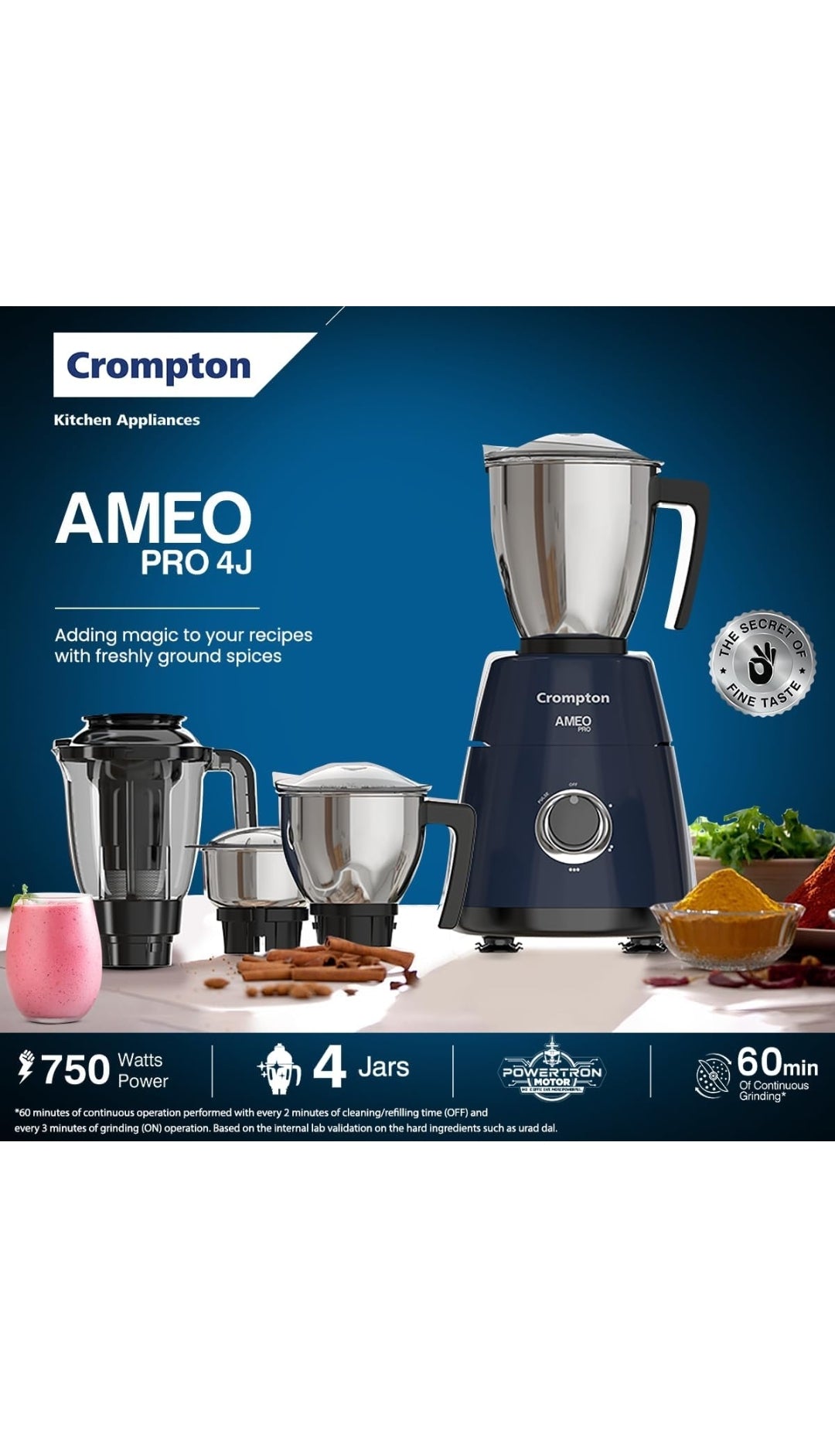 Crompton Ameo Pro 4J 750W