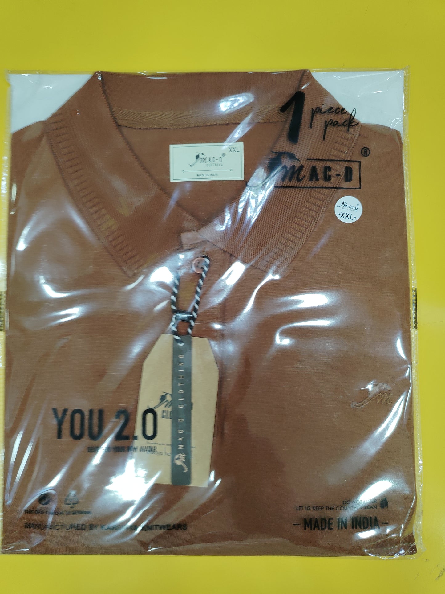 Mac-D T Shirt Collar XXL