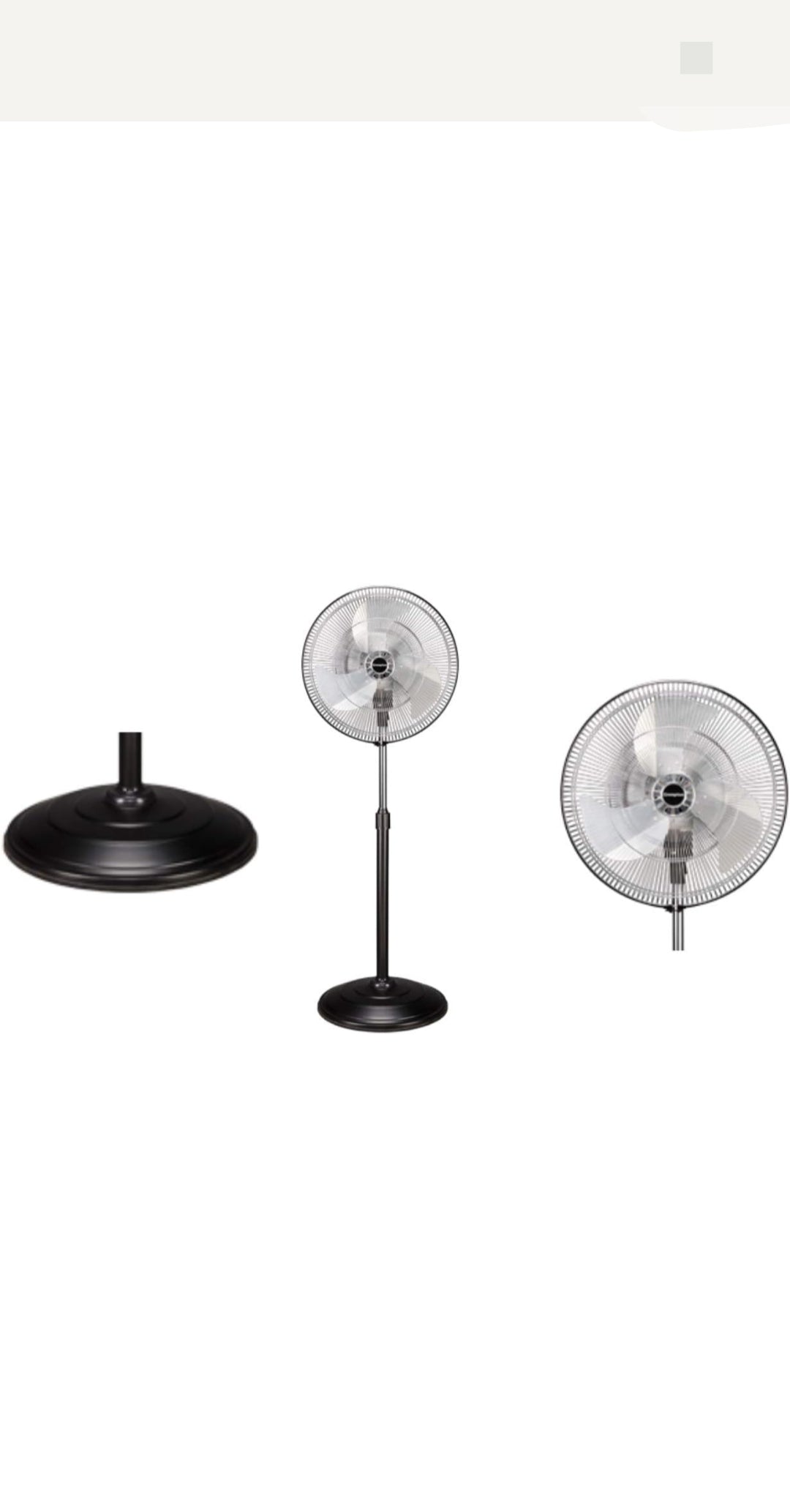 Crompton SSTORM2 Pedestal Fan Metal Body