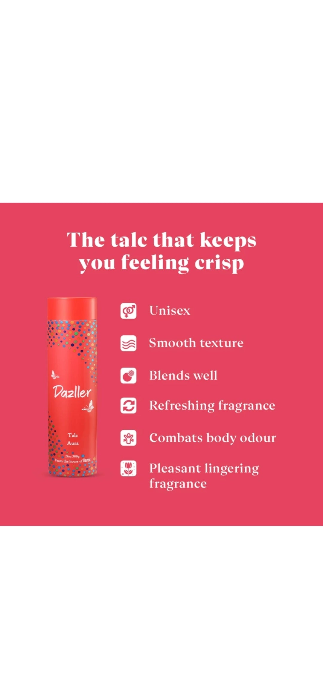 Dazller Talc Aura 300g