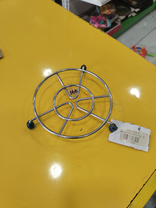 Steel pot stand round