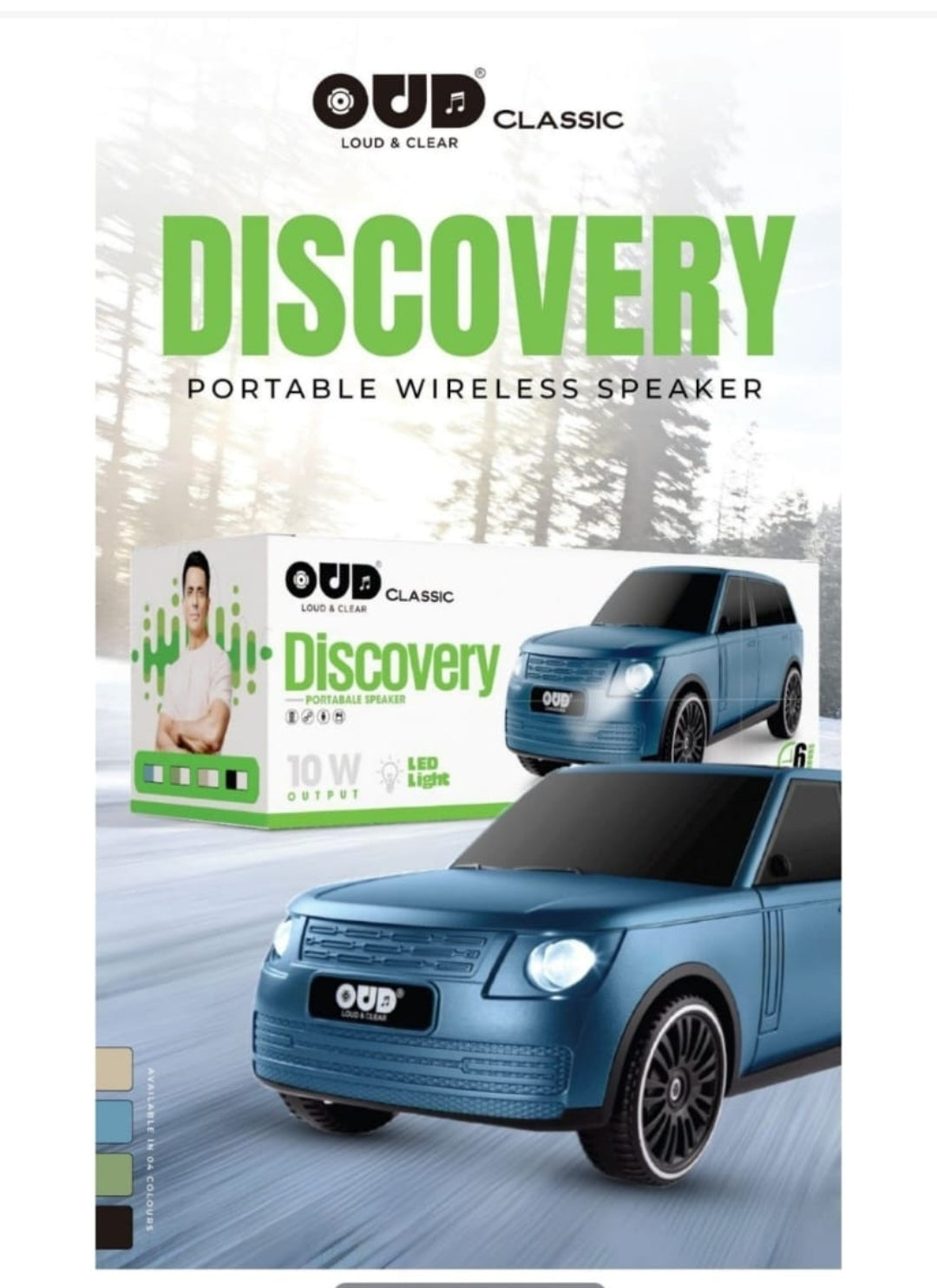 Oud Discovery 10 Watts Blootooth Speaker