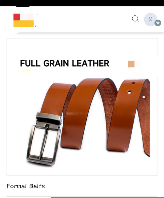 Men's Armani Leather Belt