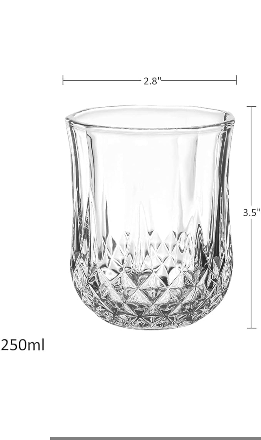 Cello Amore Juice Glass