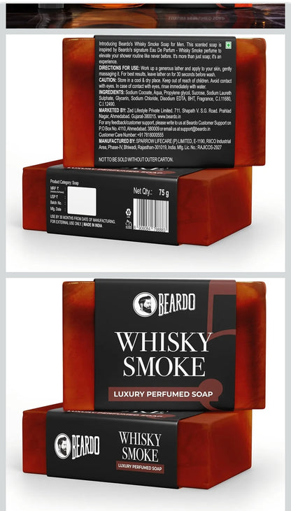 Whisky Smoke Luxury Perfumed Soap
