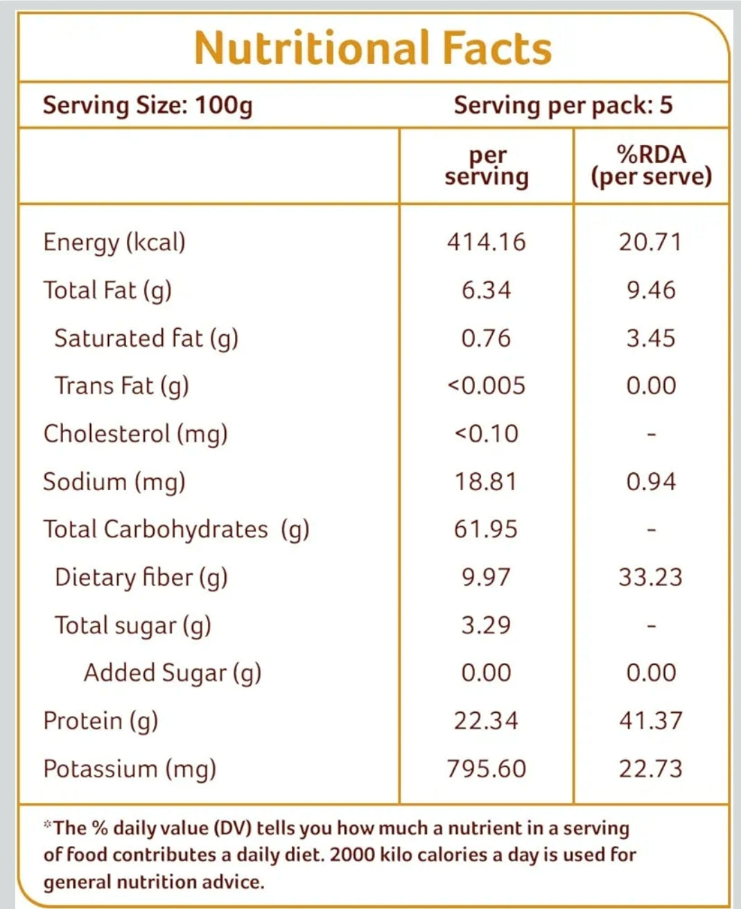 Organic Besan 500g