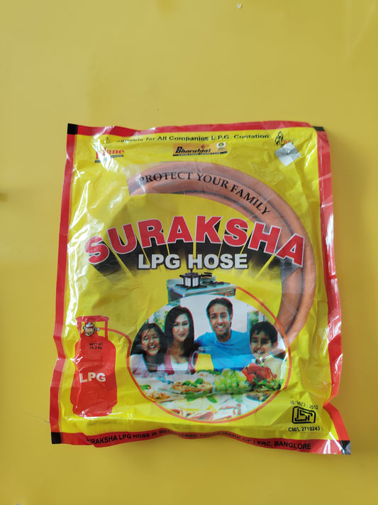 Suraksha LPG Hose Pipe 1.5mtr