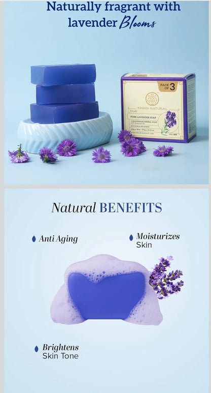 Khadi Natural 125gx3