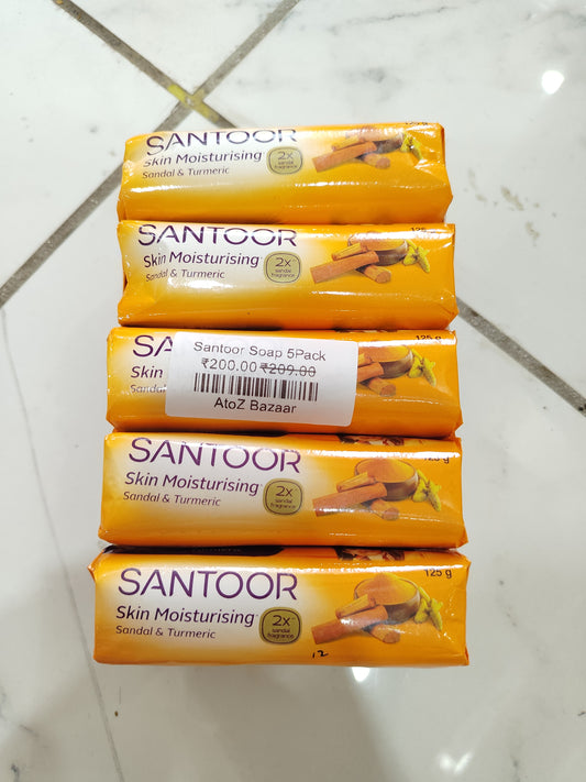 Santoor Soap 5Pack