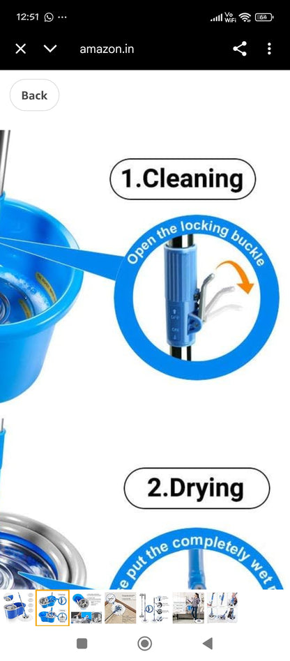 Rivoc Spin Mop& Bucket