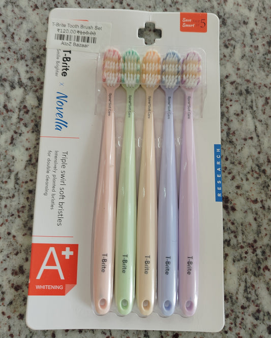 T-Brite Tooth Brush Set